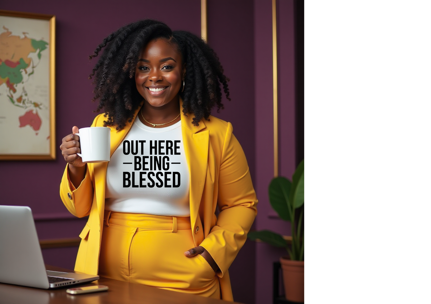 Out Here Being Blessed _ T-shirt